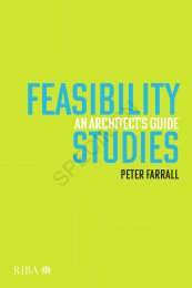 Feasibility studies - an architect's guide