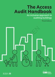 Access audit handbook - an inclusive approach to auditing buildings