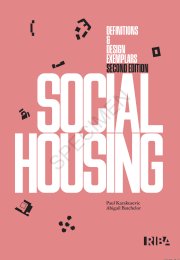 Social housing - Definitions and design exemplars