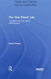 One planet life - a blueprint for the future