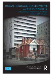 Urban heritage, development and sustainability - international frameworks, national and local governance