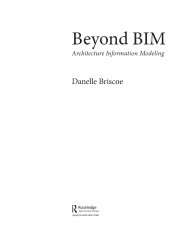 Beyond BIM - architecture information modelling
