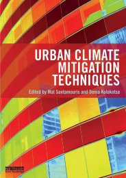 Urban climate mitigation techniques