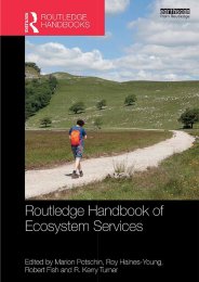 Routledge handbook of ecosystem services