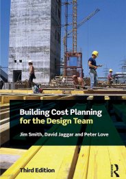 Building cost planning for the design team. 3rd edition