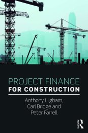 Project finance for construction