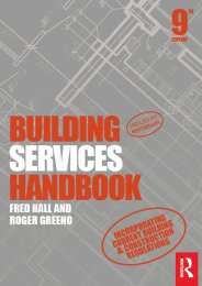 Building services handbook. 9th edition (Awaiting copyright clearance for the 10th edition)