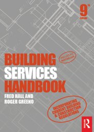 Building services handbook. 9th edition (Awaiting copyright clearance for the 10th edition)