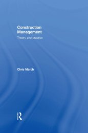 Construction management - theory and practice