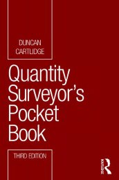 Quantity surveyor's pocket book
