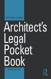 Architect's legal pocket book