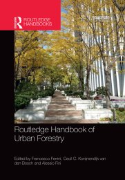 Routledge handbook of urban forestry