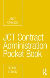 JCT contract administration pocket book