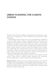 Urban planning for climate change