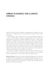 Urban planning for climate change