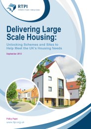 Delivering large scale housing: unlocking schemes and sites to help meet the UK's housing needs