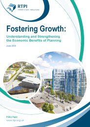 Fostering growth: understanding and strengthening the economic benefits of planning