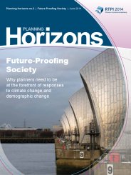 Future-proofing society - why planners need to be at the forefront of responses to climate change and demographic change