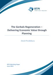 Gorbals regeneration - delivering economic value through planning