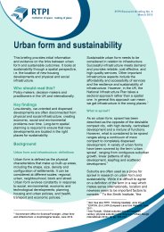 Urban form and sustainability