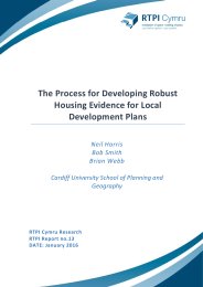 Process for developing robust housing evidence for local development plans