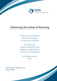 Delivering the value of planning