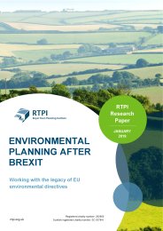 Environmental planning after Brexit. Working with the legacy of EU environmental directives