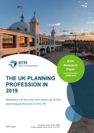 UK planning profession in 2019