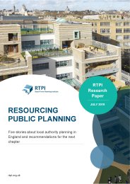 Resourcing public planning - five stories about local authority planning in England and recommendations for the next chapter