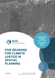 Five reasons for climate justice in spatial planning