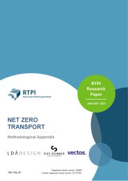 Net zero transport. Methodological appendix