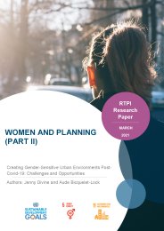Women and planning (part II). Creating gender-sensitive urban environments post-Covid-19: challenges and opportunities