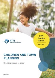 Children and town planning. Creating places to grow