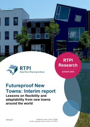 Futureproof new towns: interim report. Lessons on flexibility and adaptability from new towns around the world