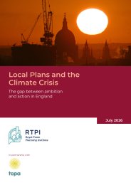 Local plans and the climate crisis. The gap between ambition and action in England