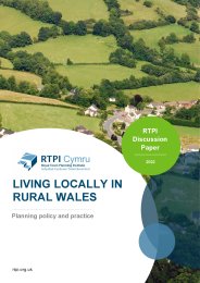 Living locally in rural Wales. Planning policy and practice
