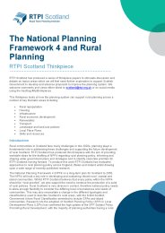 National Planning Framework 4 and rural planning