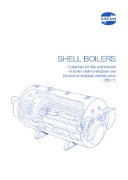 Shell boilers: Guidelines for the examination of boiler shell-to-endplate and furnace-to-endplate welded joints (SBG 1)