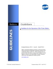 Boilers guidelines: Guidelines for the operation of hot water boilers (Issue 2)