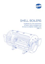 Shell boilers - guidelines for the examination of boiler shell-to-endplate and furnace-to-endplate welded joints (SBG 1). Edition 3