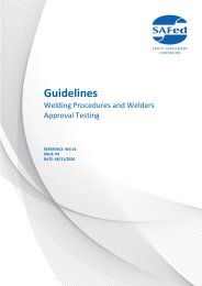 Guidelines - welding procedures and welders. Approval testing. WG 01. Issue 03