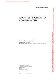 Architects' guide to stainless steel