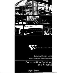 Building design using cold formed steel sections: Construction detailing and practice