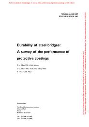 Durability of steel bridges: a survey of the performance of protective coatings
