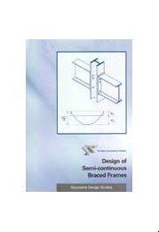 Design of semi-continuous braced frames