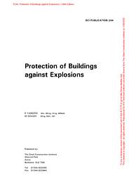 Protection of buildings against explosions