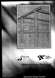Wind-moment design of low rise frames