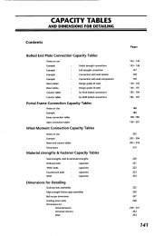 Joints in steel construction: moment connections. Part 2 - Capacity tables and dimensions for detailing. (2 of 2)