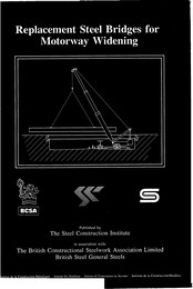 Replacement steel bridges for motorway widening