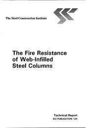 Fire resistance of web infilled steel columns